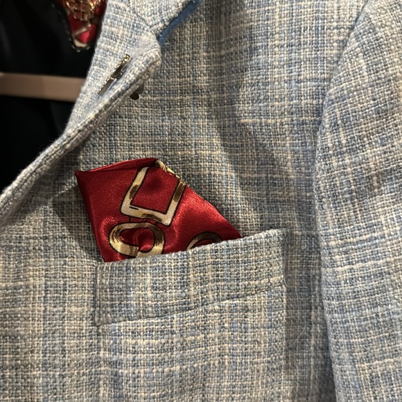 EliE -balleh-boys-melange-blazers-sports-coat-jacket size 4 - Picture 4 of 7